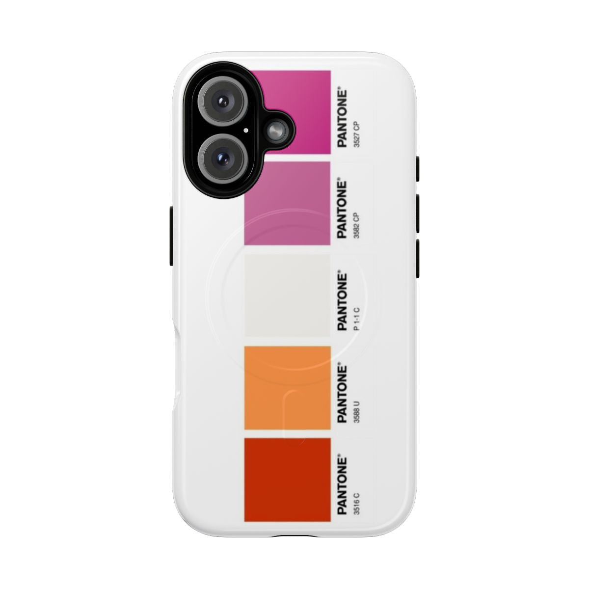 Magnetic Tough Phone Case with Vibrant Lesbian and LGBTQ+ Pride Design