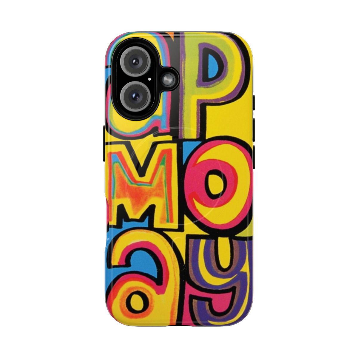 Happy Mondays inspired magnetic phone case with band logo