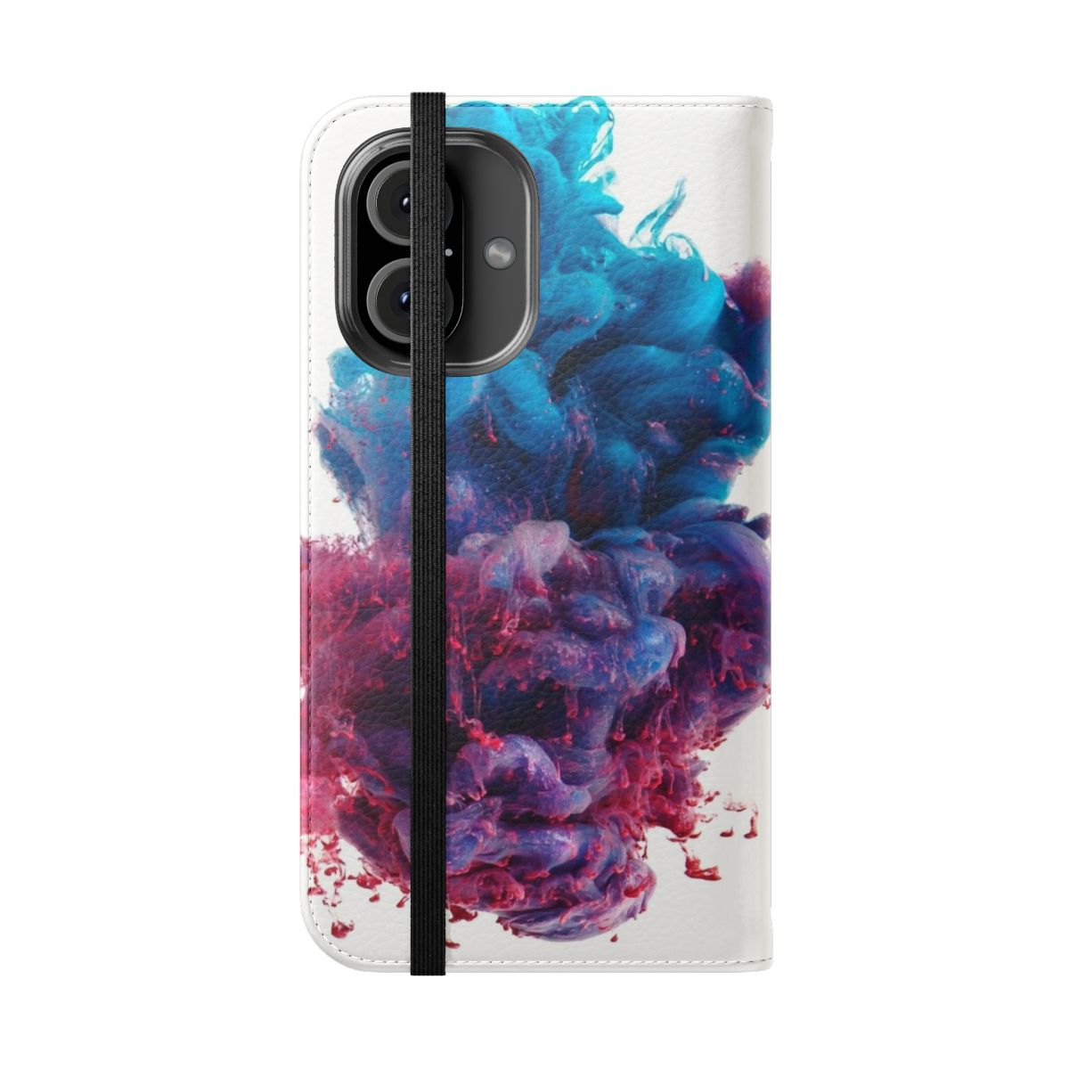 Colorful abstract phone case with a modern and elegant design - Folded Front