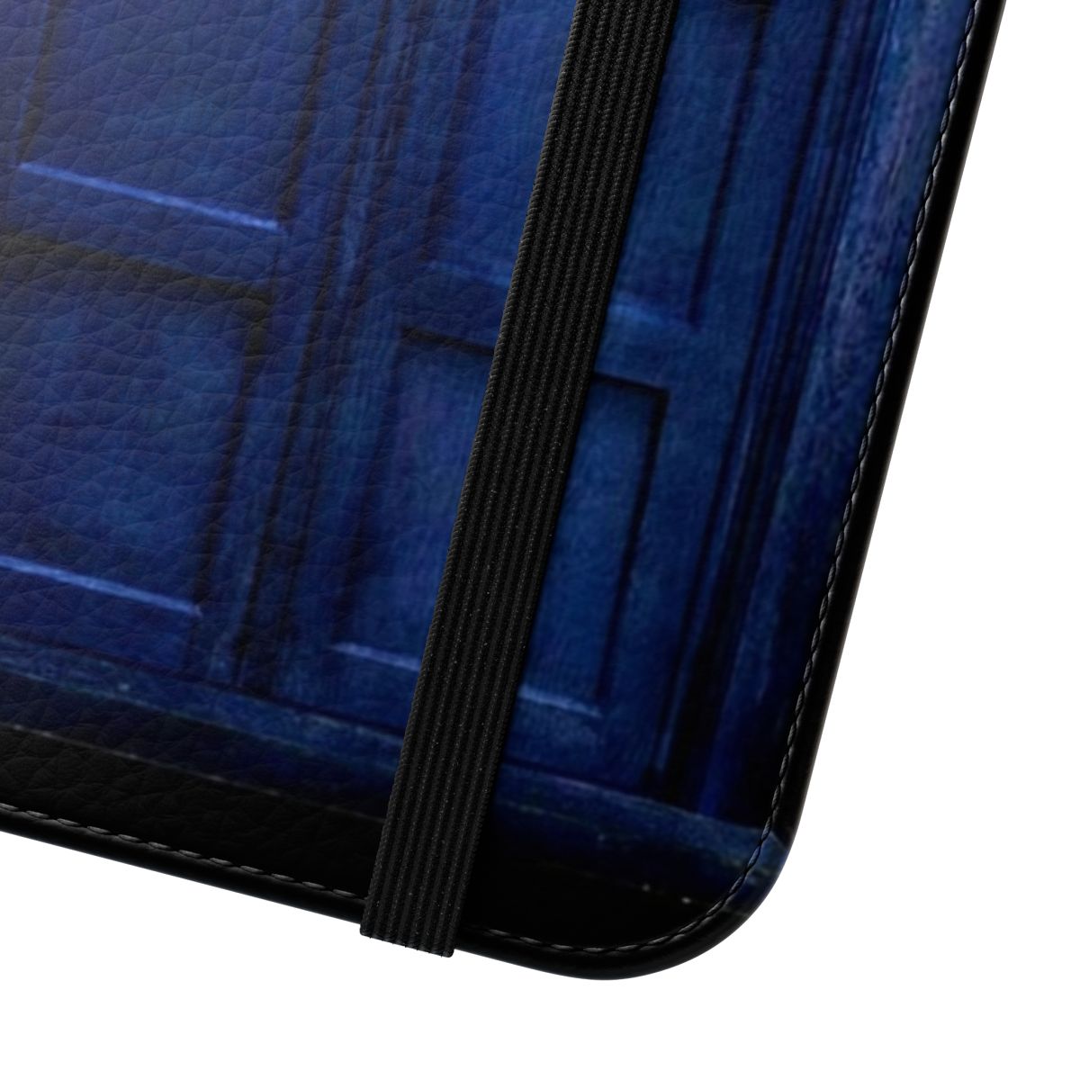 Sci-Fi TARDIS Inspired Flip Cover Phone Case - Close Up