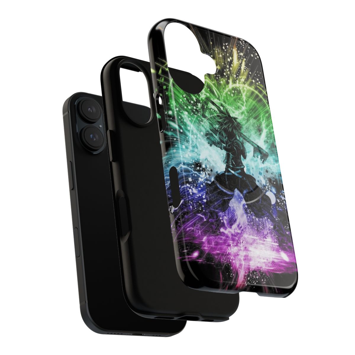 Magnetic tough phone case with a vibrant Kingdom Hearts-inspired design - Layers