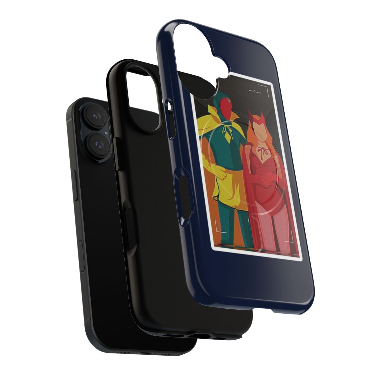 Wanda & Vision Halloween-themed magnetic tough phone case - Layers