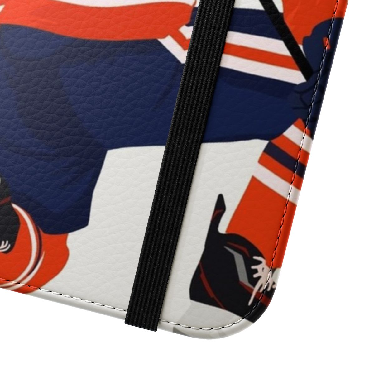 Personalized phone case featuring an illustration of hockey player Connor McDavid - Close Up