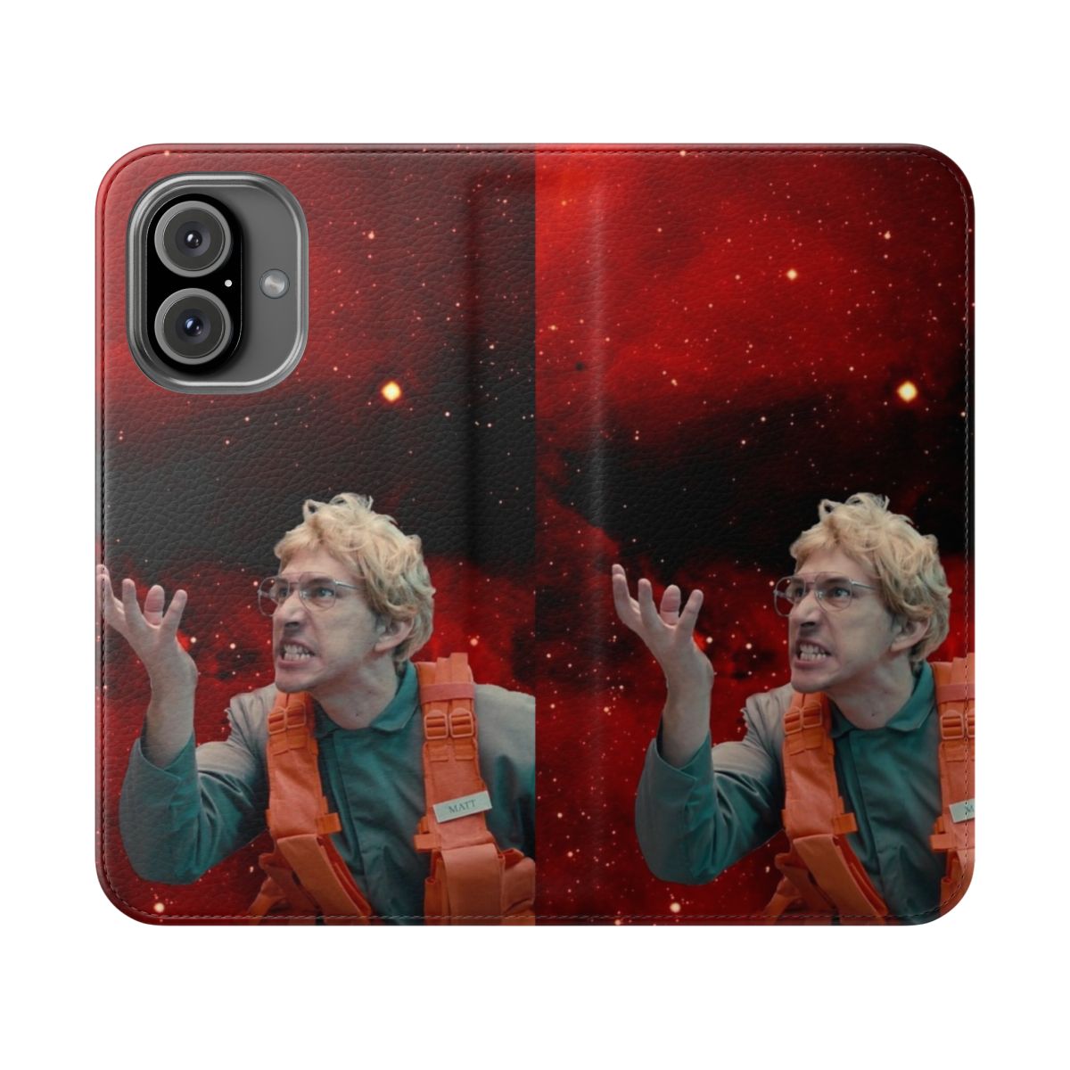 Angry space boy-inspired sci-fi phone case for Android and iPhone