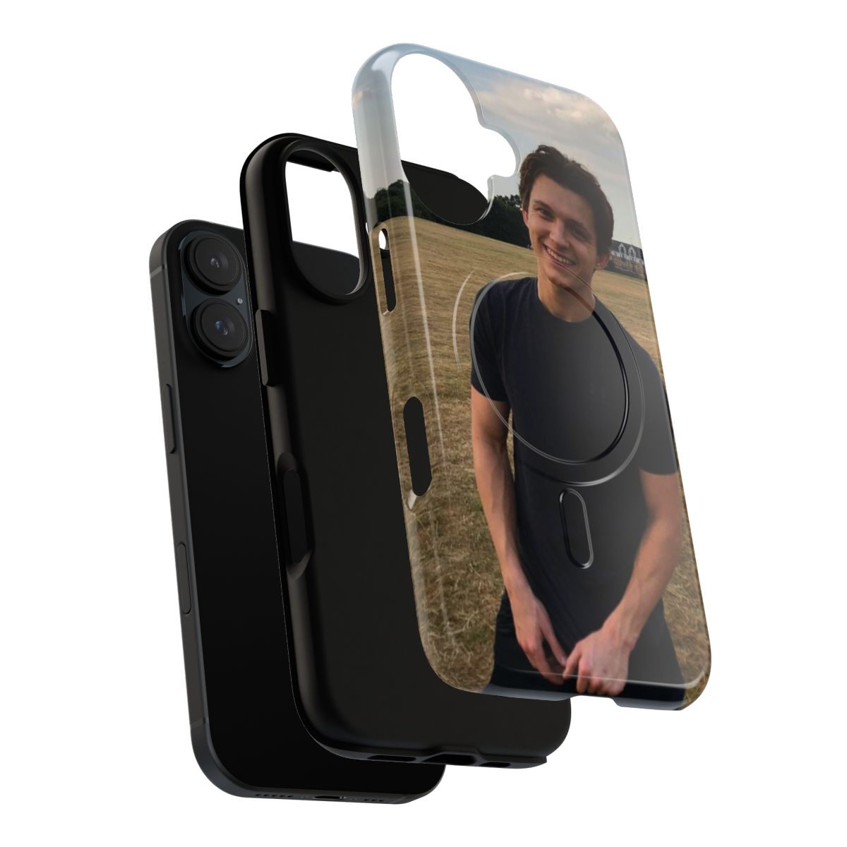 Marvel-inspired Tom Holland/Spider-Man themed magnetic tough phone case - Layers