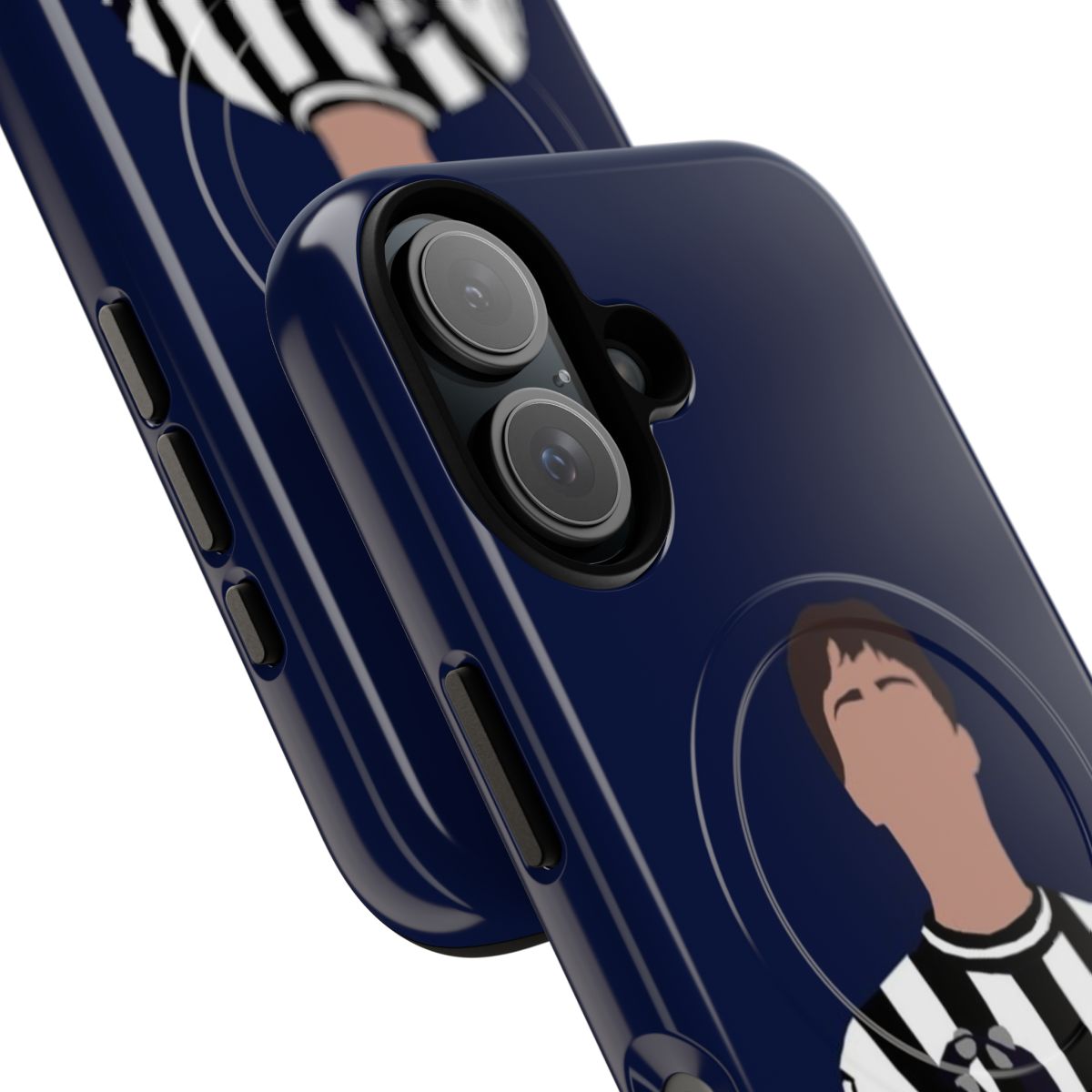 Phone case with Liam Gallagher and Newcastle United graphic - Detail