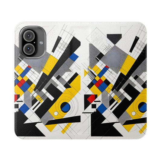 Colorful abstract art and geometric shapes phone case cover