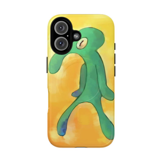 Spongebob inspired Bold and Brash repainted phone case with high-resolution graphics