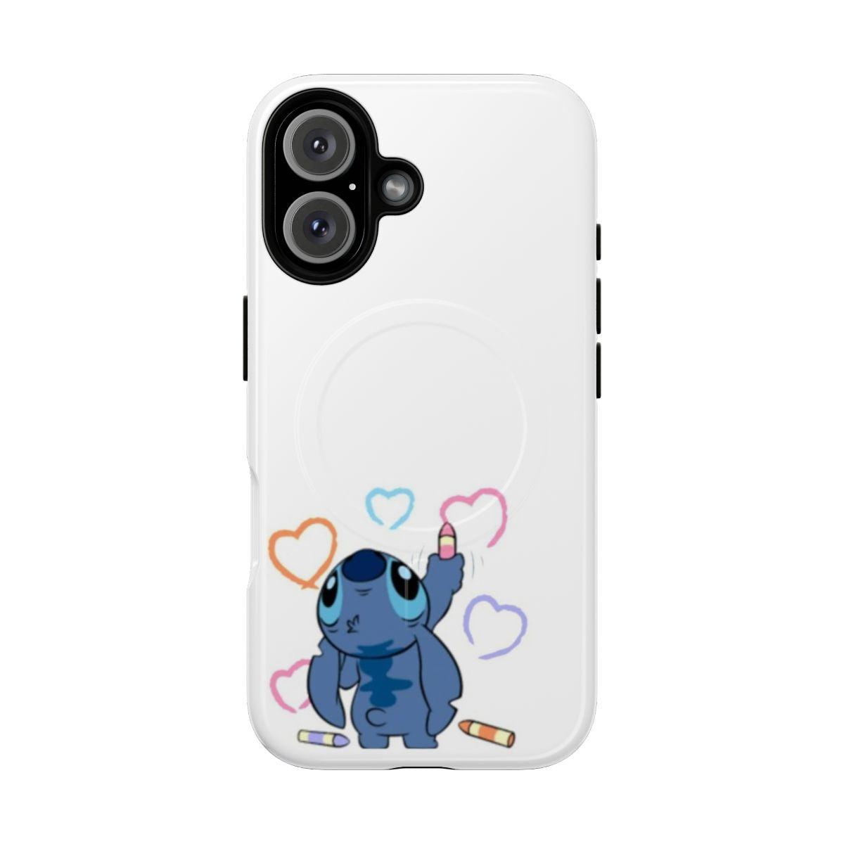 Lilo & Stitch inspired magnetic protective phone case with stitch design