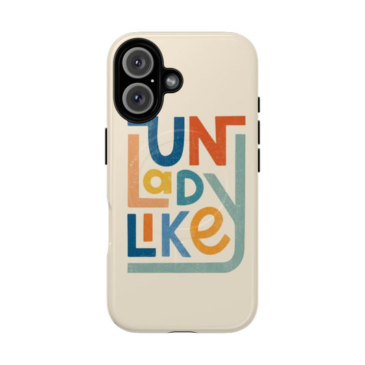 Colorful and empowering unladylike phone cases with magnetic tough design