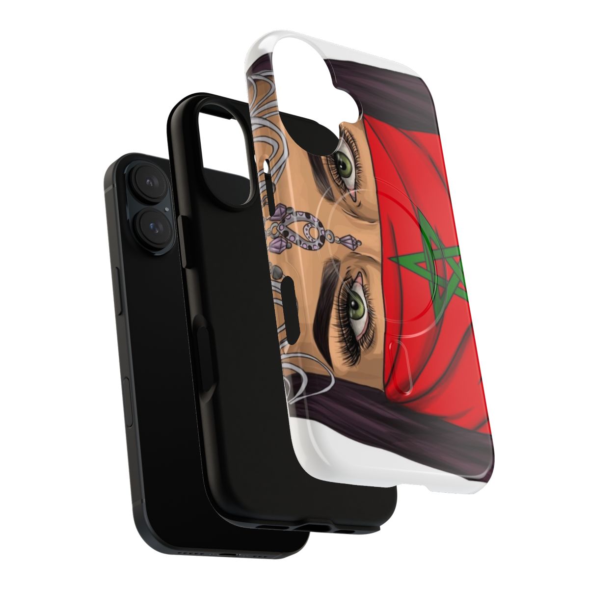 Maroc-inspired magnetic tough phone case - Layers