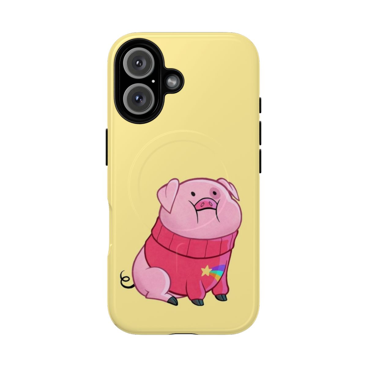 Magnetic tough phone case featuring Waddles from the TV show Gravity Falls