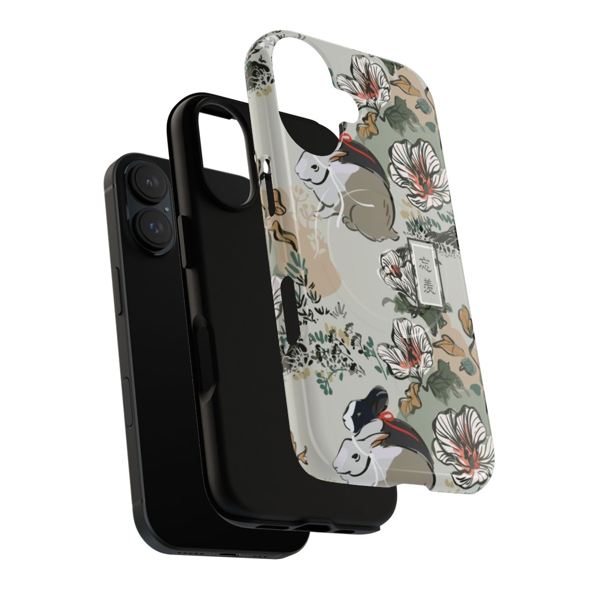 Modao Zushi-inspired magnetic tough phone case with traditional Chinese design - Layers