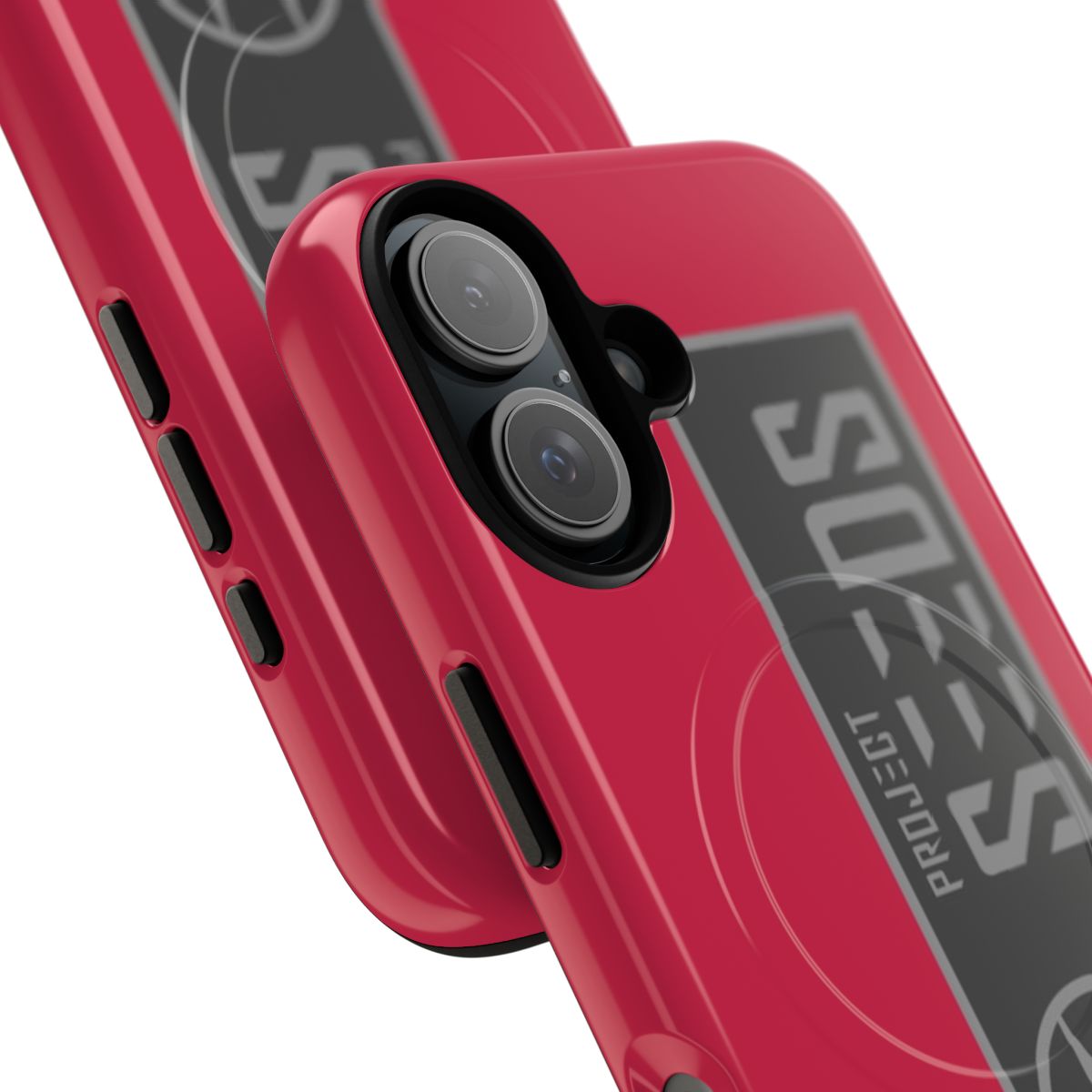 Trigun-inspired magnetic tough phone case with Vash the Stampede design - Detail