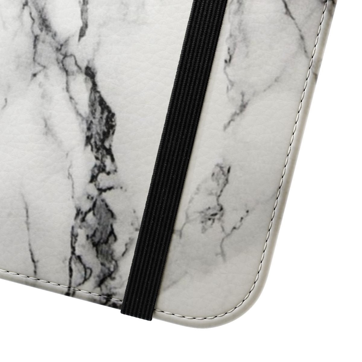 Sleek and modern marble-patterned phone case - Close Up