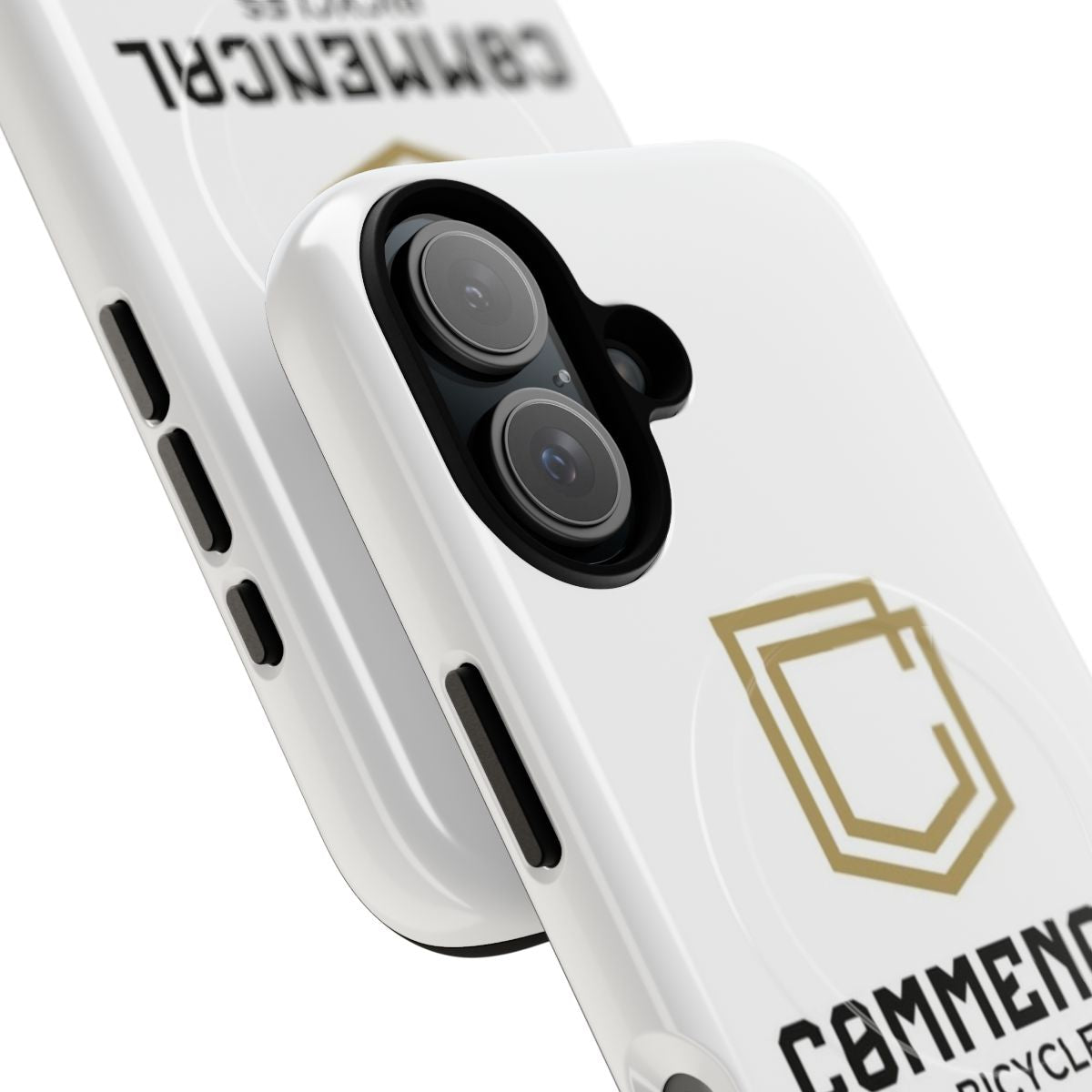 Commencal-inspired magnetically tough phone case - Detail