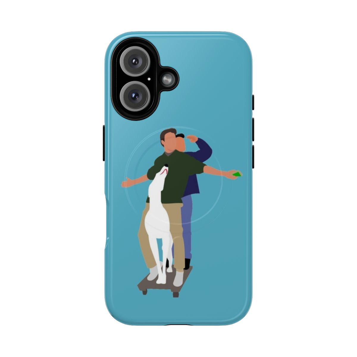 Magnetic tough phone case featuring a "The Men are Here" design, perfect for celebrating bromance and friendship.