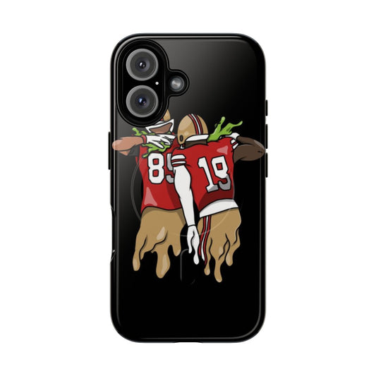 Slime-inspired magnetic tough phone case for San Francisco 49ers fans