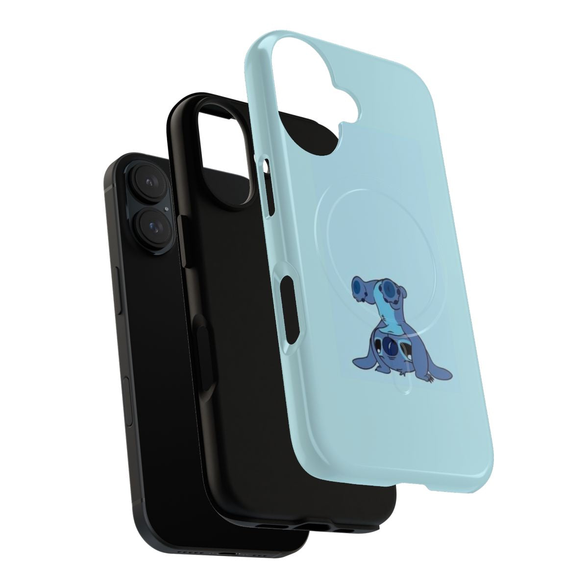 Magnetic tough phone case featuring Lilo and Stitch, Disney cartoon characters - Layers