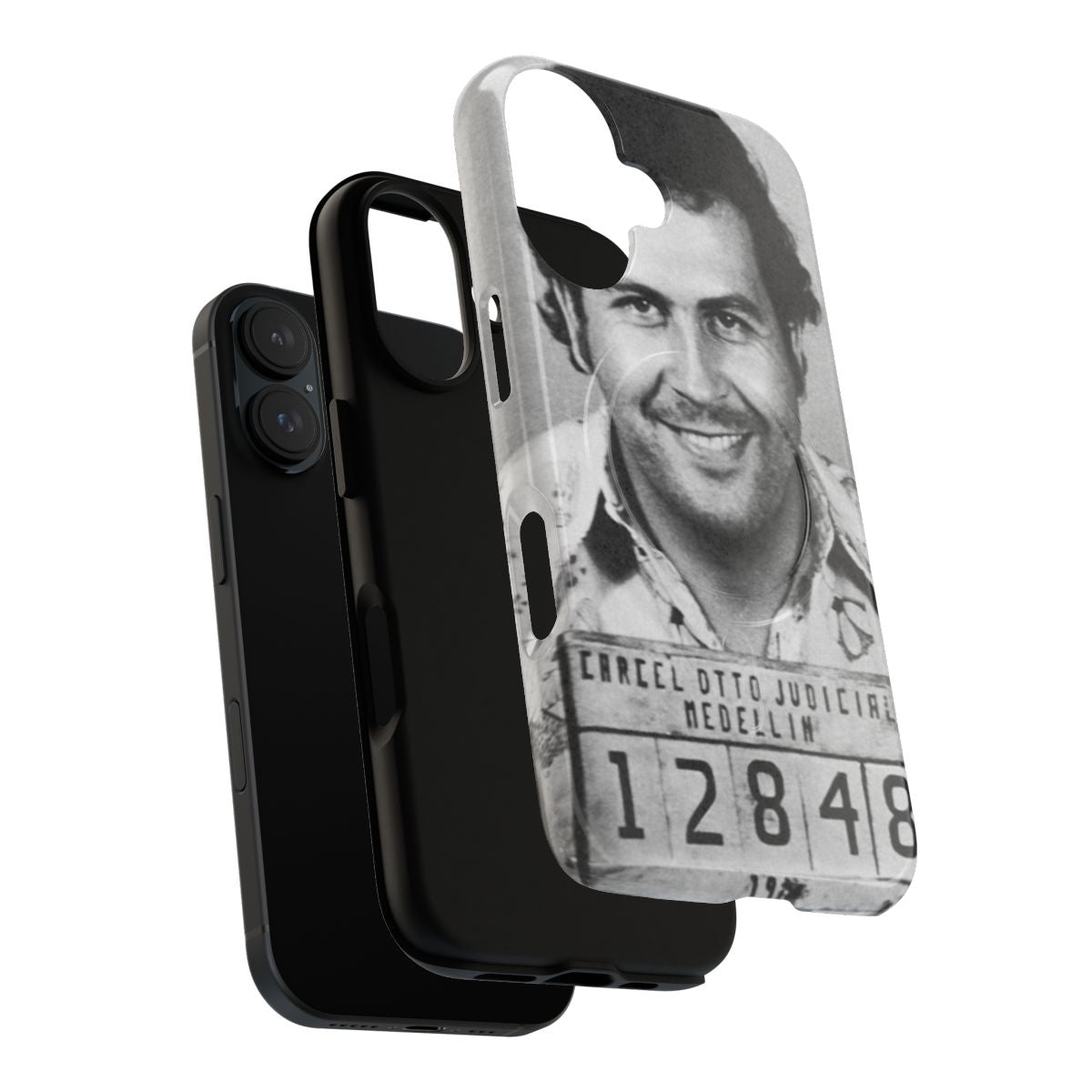 Tough phone case with Pablo Escobar-inspired design - Layers