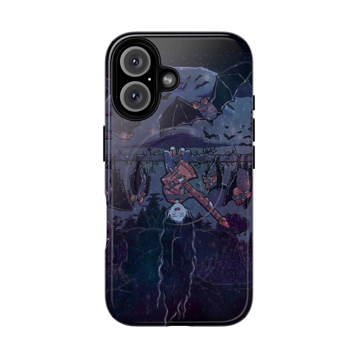 Magnetic tough phone case featuring Marceline the Vampire Queen from the cartoon series Adventure Time