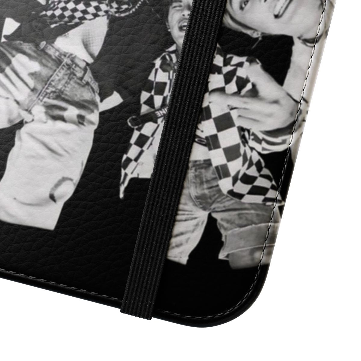 Stray Kids-themed flip cover phone case with band members' images - Close Up