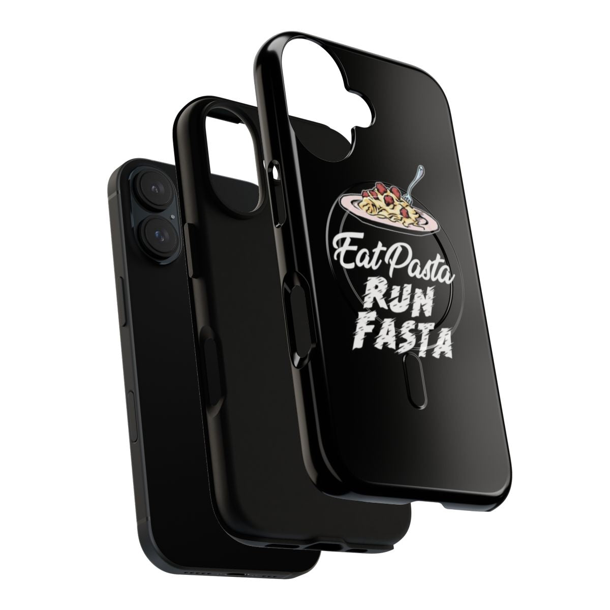 Pasta Runner Running Magnetic Protective Phone Case - Layers