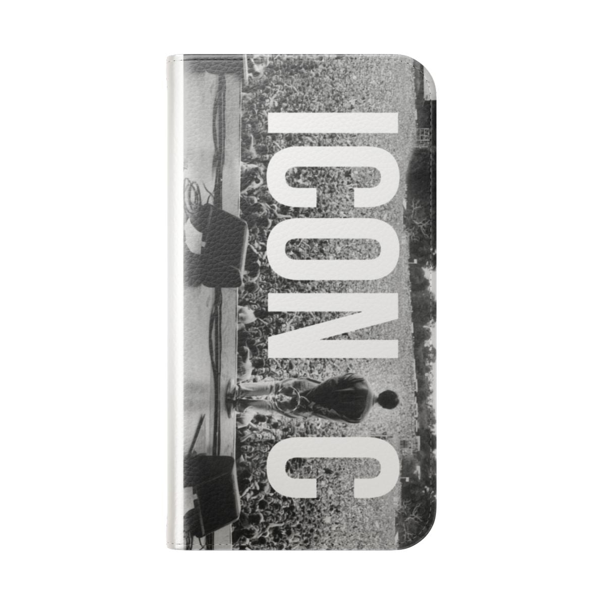 Oasis Knebworth Gig Inspired Flip Cover Phone Case - Folded Back