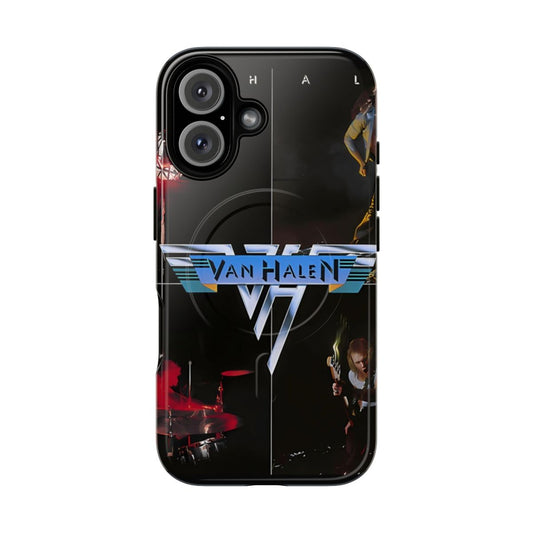 Magnetic tough phone case featuring the iconic album cover art of the legendary rock band Van Halen