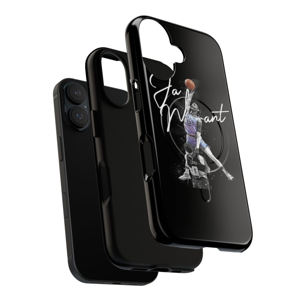 Ja Morant Dunk Basketball Phone Case - Layers