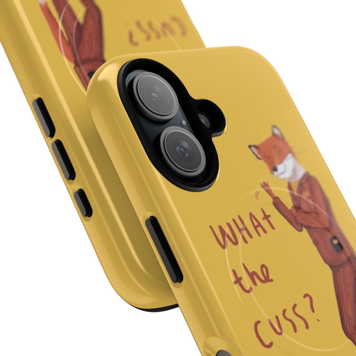 Stylish Wes Anderson Inspired Phone Case with Magnetic Closure - Detail