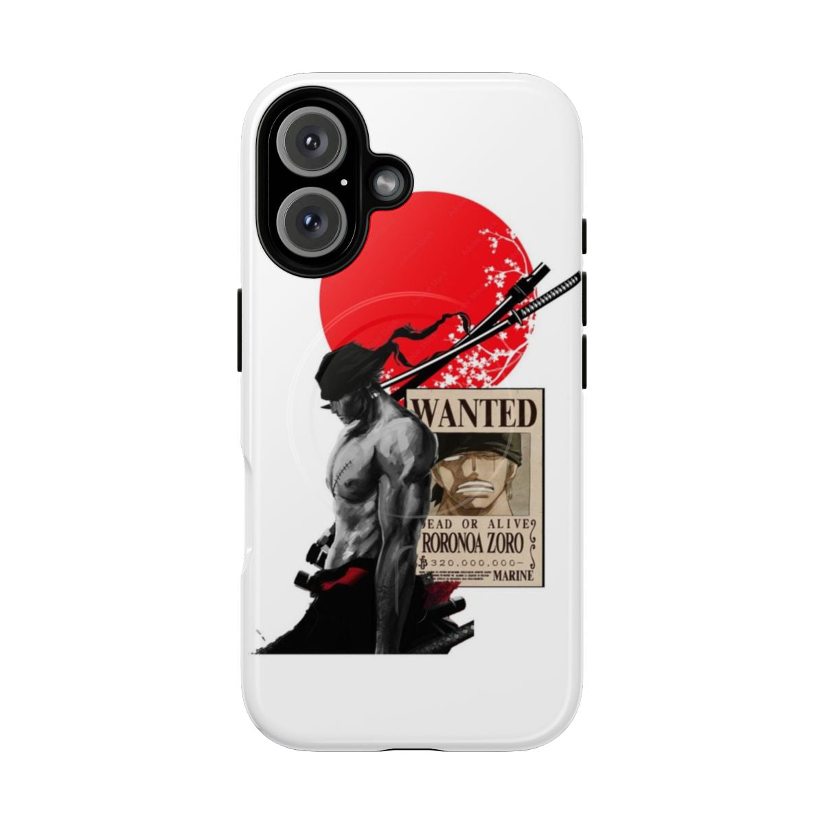 Roronoa Zoro inspired magnetic tough phone case