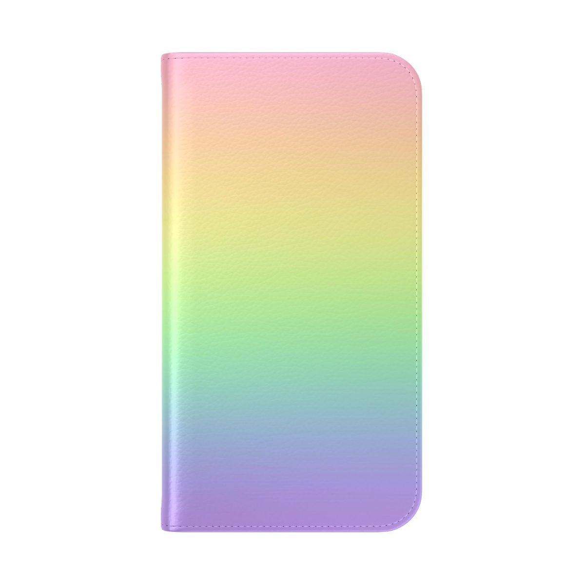 Vibrant pastel rainbow gradient phone case cover - Folded Back