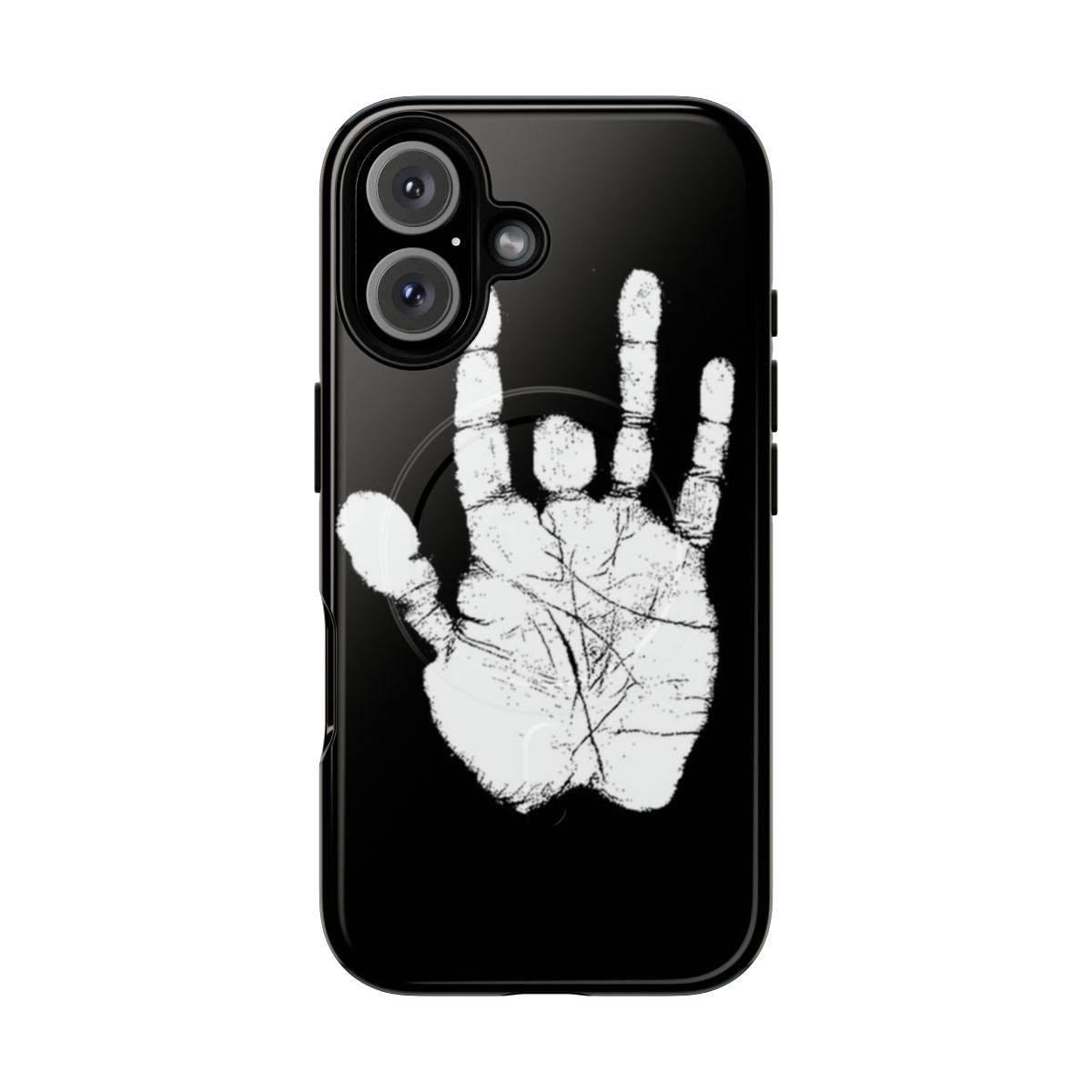 Magnetic Tough Phone Case with Jerry Hand Graphic