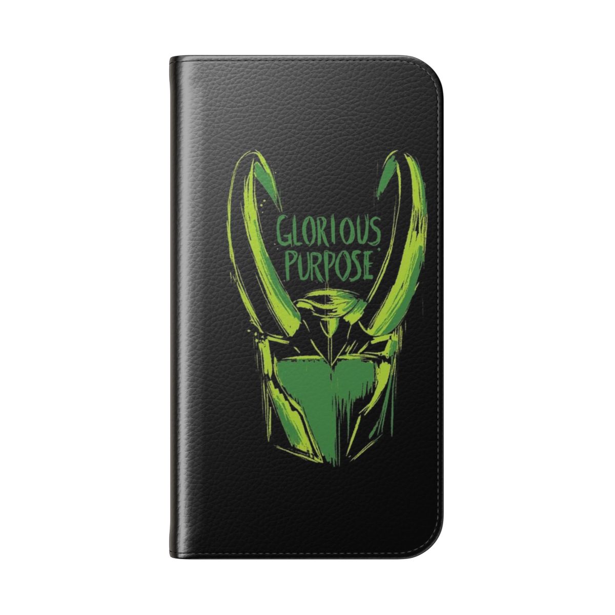 Glorious Loki-Inspired Phone Case - Folded Back