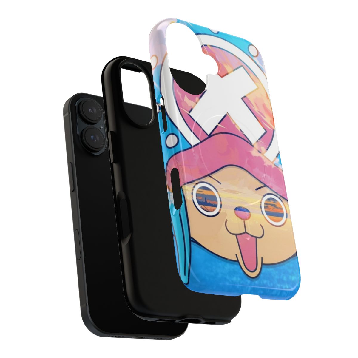 Magnetic phone case featuring the anime character Tony Tony Chopper from One Piece - Layers