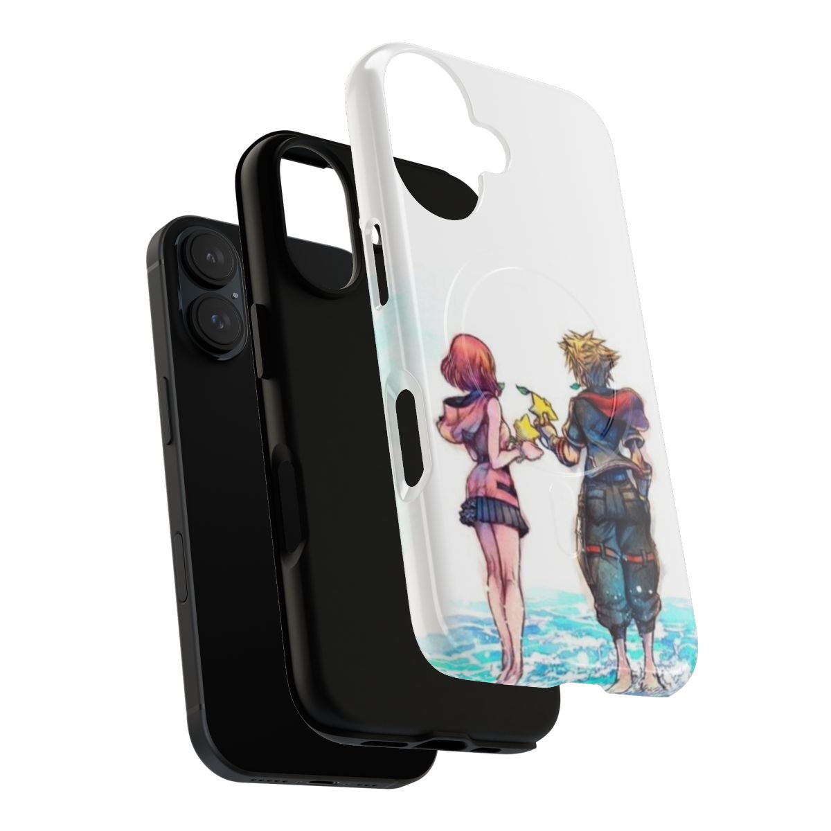 Kingdom Hearts inspired phone case with magnetic closure and tough design - Layers