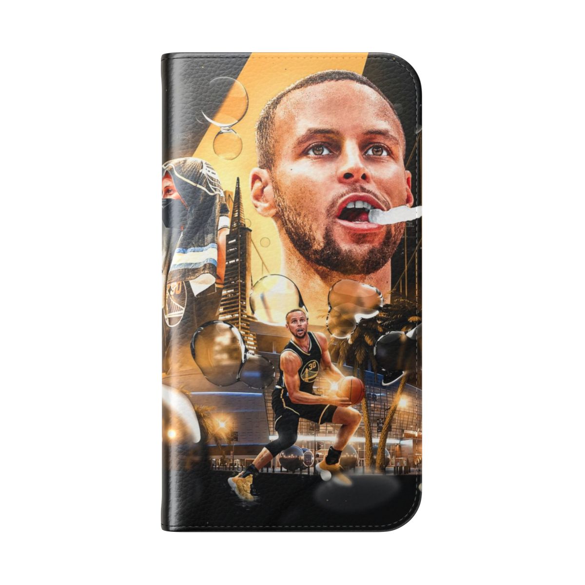 Stephen Curry Basketball Phone Case - Folded Back