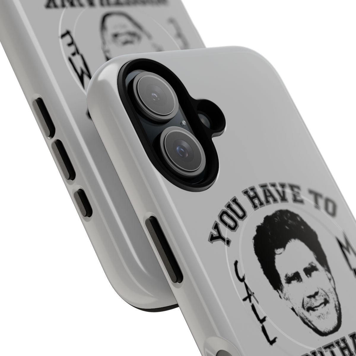 A tough phone case featuring the "Nighthawk" quote from the movie Step Brothers. - Detail