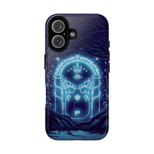 Magnetic tough phone case featuring the mines of Khazad-dum from The Lord of the Rings