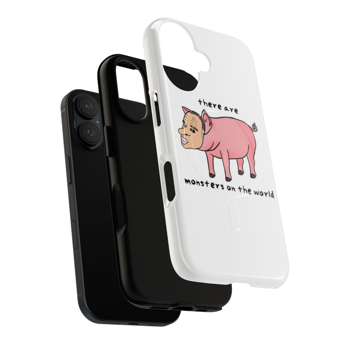 Tough phone cases featuring a magnetic doggy door design, inspired by the TV show I Think You Should Leave - Layers