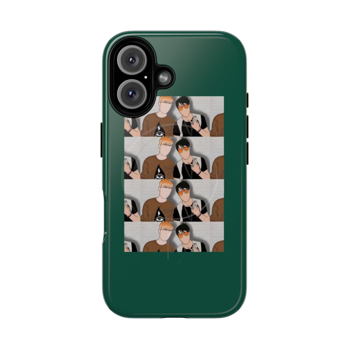 Sam and Colby inspired magnetic tough phone case for iPhone and Samsung