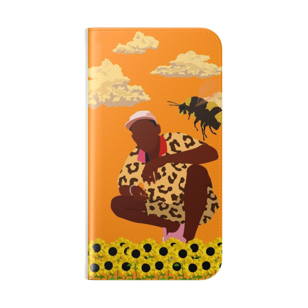 Floral phone case inspired by Tyler, The Creator's 'Flower Boy' album - Folded Back