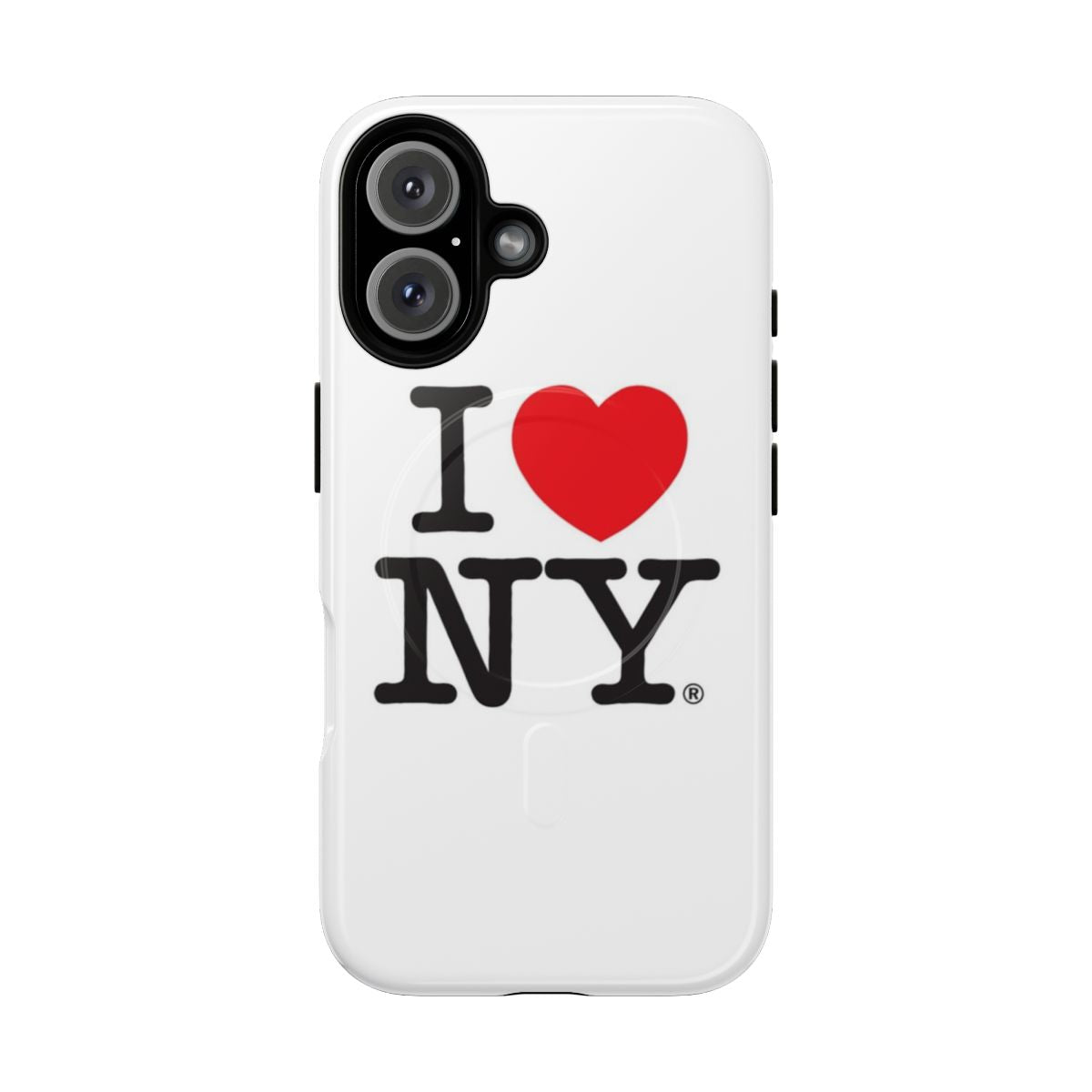 New York City-inspired magnetic tough phone case with classic I Love NY logo