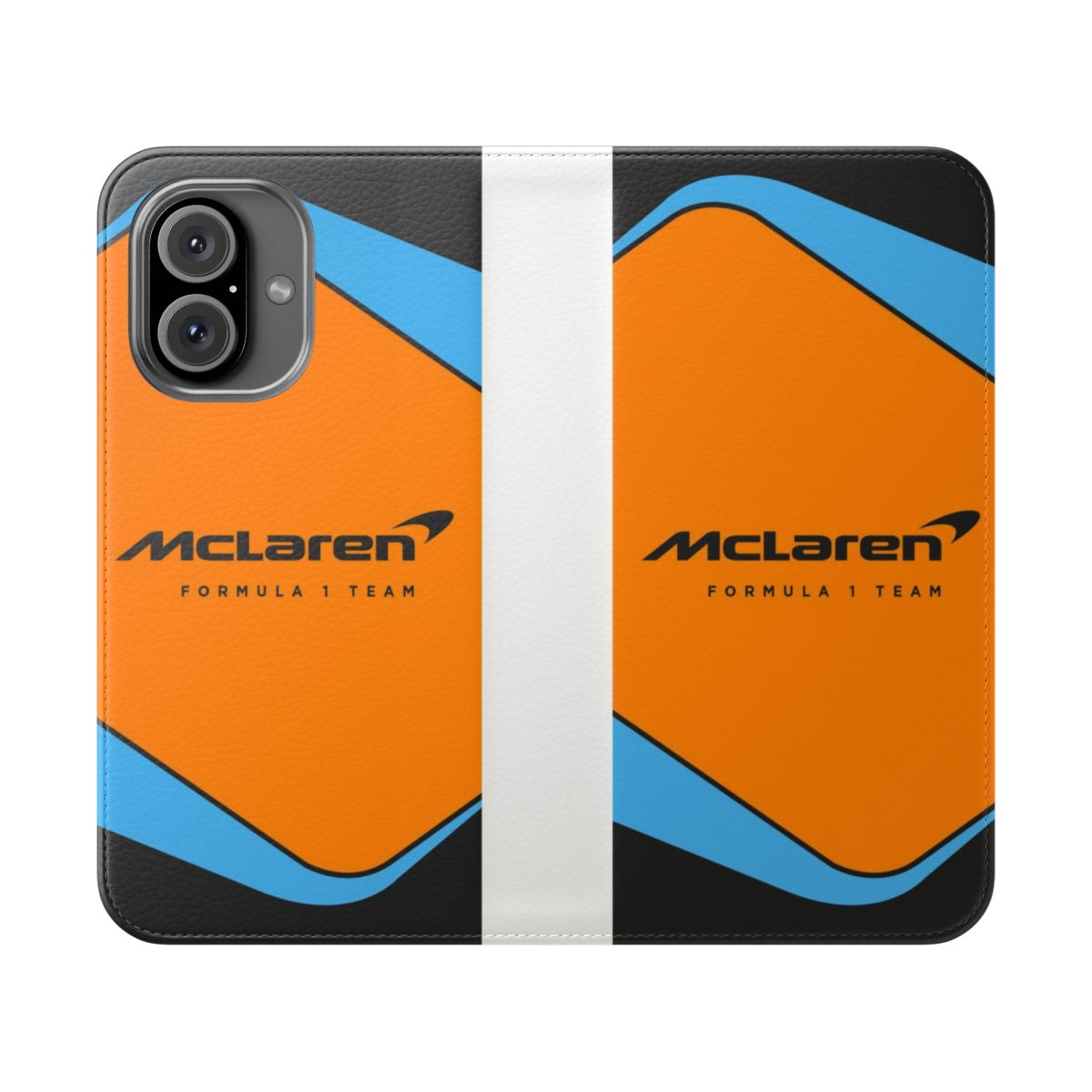 Formula 1-inspired phone case with Mclaren branding