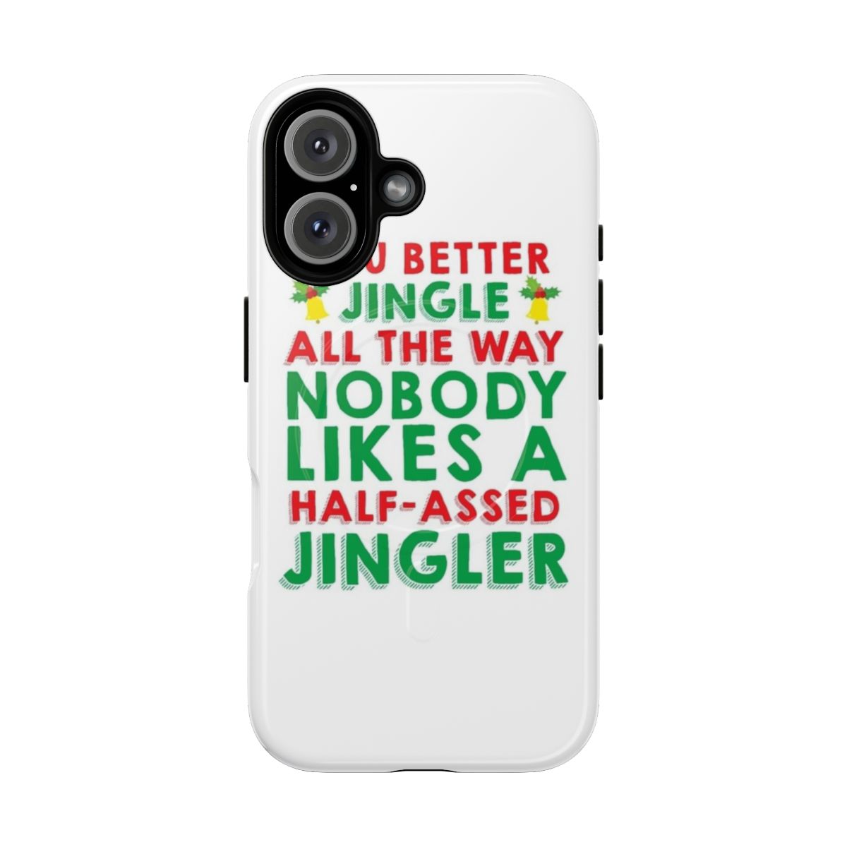 Magnetic tough phone cases with a festive Christmas design