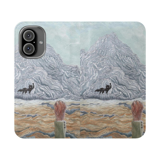 Watercolor Fantastic Mr Fox inspired book cover phone case design