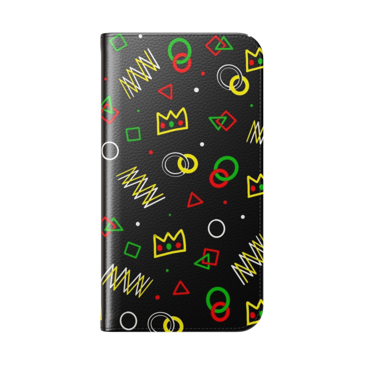 Ranboo-Inspired Arcade Carpet Design Phone Case - Folded Back