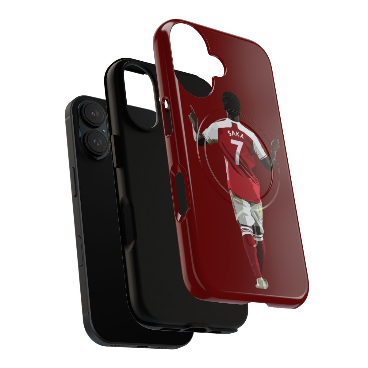 Bukayo Saka Arsenal Football Phone Case - Layers