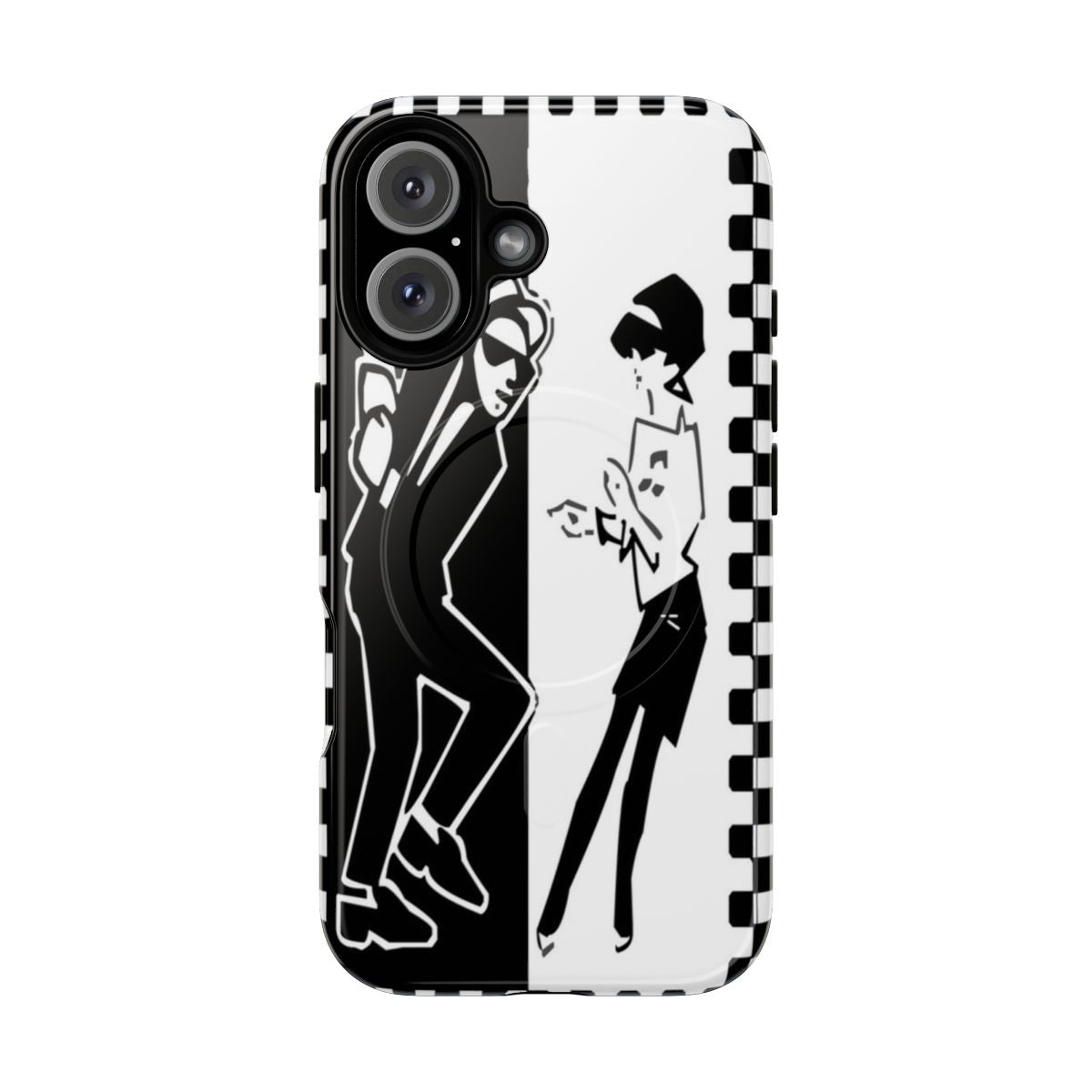 Ska/Two Tone Design Magnetic Protective Phone Case